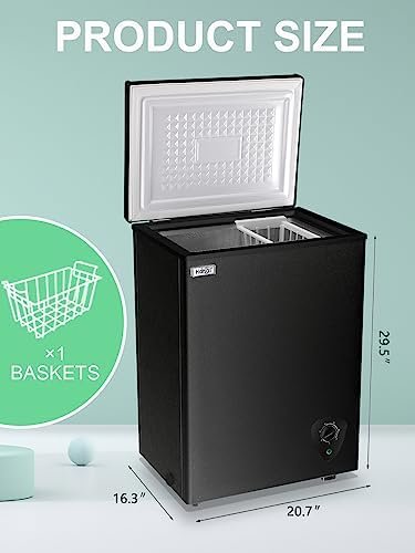 Explore WANAI Chest Freezer Review: Compact Deep Freezer Ideal for Small Apartments and Kitchens