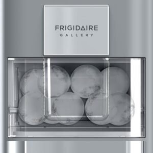 Frigidaire, EFIC240 Countertop Artisanal Sphere Ice Machine, Transparent Window, Gourmet Ice Maker, 84 Sphere per Day Capacity, Auto Self Cleaning Ice Making Machine (Grey)